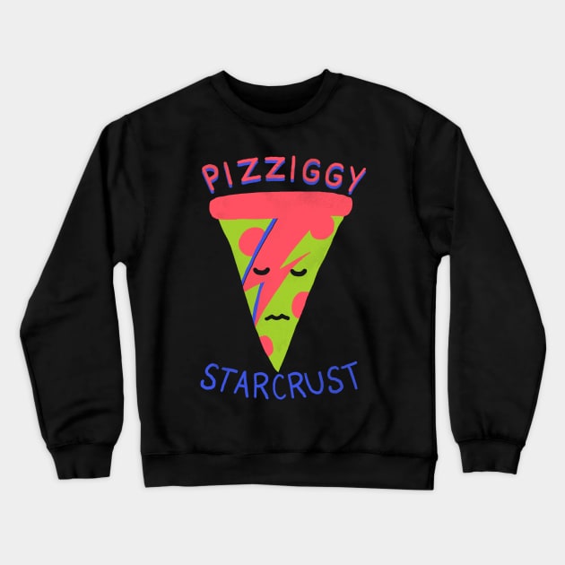 Pizziggy Starcrust Crewneck Sweatshirt by Hillary White Rabbit